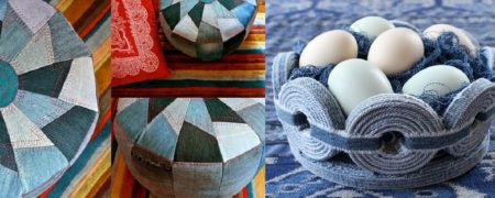 آموزش ساخت وسایل خانه با استفاده از شلوار جین؛ از زیر لیوانی تا قالیچه