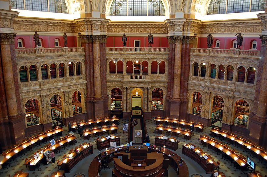کتابخانه کنگره - واشنگتن دی سی - آمریکا