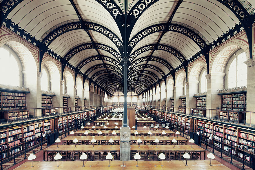 کتابخانه سنت ژنویو - پاریس - فرانسه