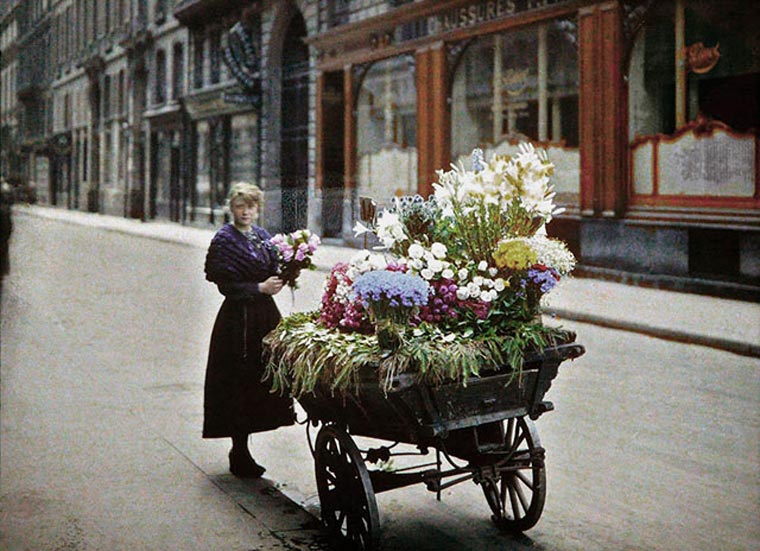 نگاهی به عکس های رنگی پاریس که در سال ۱۹۱۴ میلادی گرفته شده اند