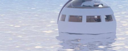 ساخت هتل کپسولی شناور که هر جا بخواهد حرکت می کند