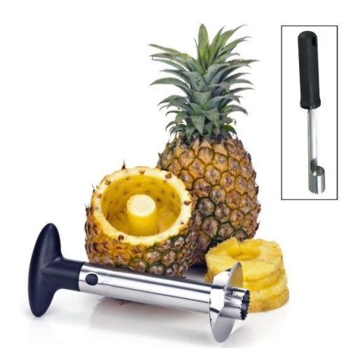  مغزگیر آناناس؛ با این وسیله می توانید همانند کمپوت های آماده، حلقه های یکدست و یک اندازه از میوه آناناس در اختیار داشته باشید.