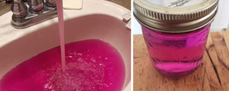 عجیب اما واقعی؛ آب آشامیدنی یکی از شهرهای کانادا به رنگ صورتی درآمده است