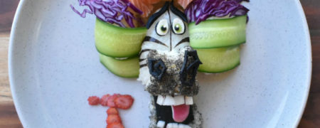 ساخت پرتره های بامزه و خلاقانه شخصیت های مشهور کارتونی با استفاده از خوراکی های مختلف