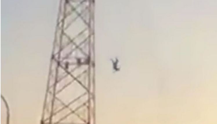 زنده ماندن معجزه آسای یک مرد پس از دو بار برق گرفتگی و سقوط از ارتفاع ۳۰ متری [تماشا کنید]