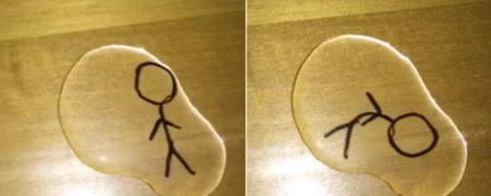 نقاشی با ماژیک جادویی که جوهر آن به هیچ عنوان در آب حل نمی شود [تماشا کنید]