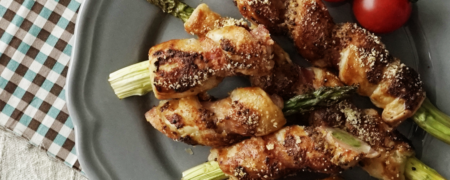 خوشمزه روز: مارچوبه در لایه ای از ژامبون و خمیر [تماشا کنید]