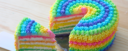 خوشمزه روز: کیک رنگین کمانی [تماشا کنید]