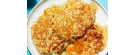 خوشمزه روز: پنکیک ماکارونی و پنیر [تماشا کنید]