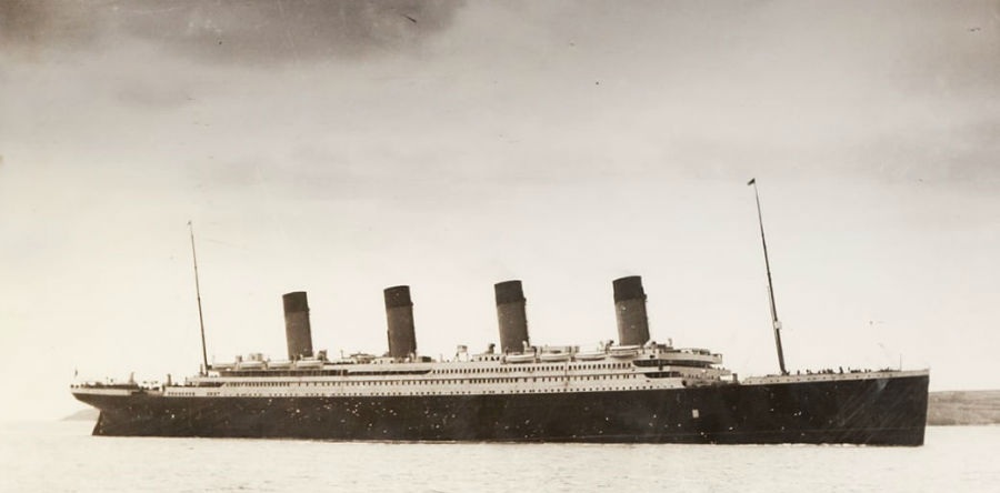 مجموعه ای از تصاویر کشتی تایتانیک پیش از غرق شدن