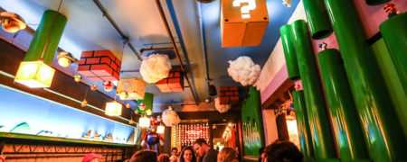 افتتاح کافه ای دیدنی و متفاوت با دکوری مشابه بازی سوپر ماریو در واشنگتن [تماشا کنید]