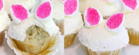 خوشمزه روز: کاپ کیک نارگیلی به شکل خرگوش [تماشا کنید]