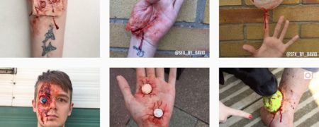 نگاهی به گریم های وحشتناک سینمایی که یک هنرمند روی بدن خود اعمال می کند [تماشا کنید]