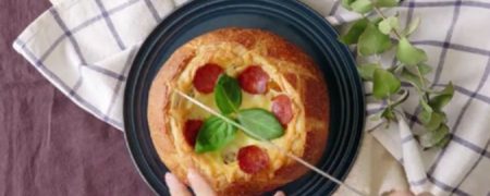 خوشمزه روز: طرز تهیه پیتزای کاسه ای [تماشا کنید]