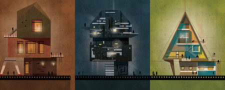 طراحی های زیبایی که خانه کارگردان مشهور را با الهام از فیلم هایشان به تصویر می کشد