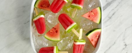 خوشمزه روز: بستنی یخی هندوانه ای [تماشا کنید]