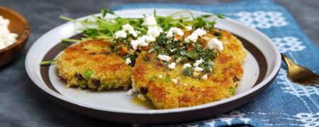 خوشمزه روز: کیک سیب زمینی مراکشی با سس چیمیچوری [تماشا کنید]