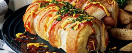 خوشمزه روز: ساندویچ هات داگ با نان تست [تماشا کنید]