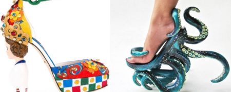 ۱۰ نمونه از عجیب ترین کفش های پاشنه بلند زنانه که شما را متعجب می کنند