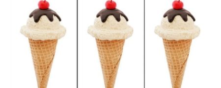 چالش: آیا می توانید بگوئید کدام یک از بستنی ها با دیگری فرق دارد؟