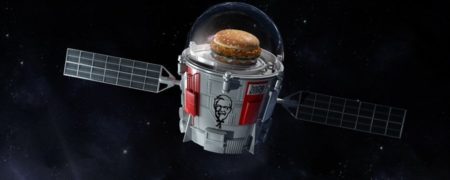 کی افی سی به زودی ساندویچ مرغ خود را به فضا پرتاب خواهد کرد [تماشا کنید]