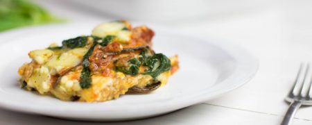 خوشمزه روز: لازانیا با بادمجان و اسفناج [تماشا کنید]