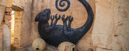 وقتی ۱۵۰ هنرمند با همکاری هم روستایی در تونس را به یک اثر هنری تبدیل می کنند