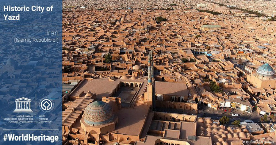 یزد به عنوان اولین شهر تاریخی ایران در فهرست میراث جهانی یونسکو ثبت شد
