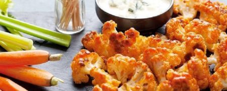 خوشمزه روز: گل کلم سوخاری با سس بوفالو [تماشا کنید]