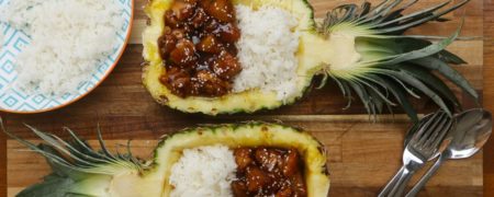 خوشمزه روز: خوراک مرغ و آناناس [تماشا کنید]