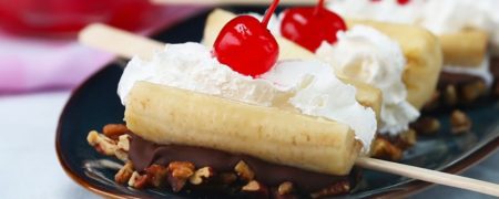 خوشمزه روز: دسر موز-شکلاتی چوبی [تماشا کنید]