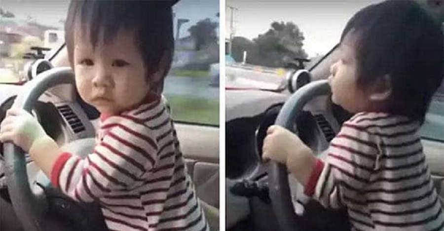 وقتی فیلم رانندگی کودک ۱۰ ماهه، خشم مردم تایلند را برانگیخت [تماشا کنید]