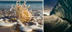مجموعه ای از تصاویر بی نظیر که از ترکیب نور و آب تشکیل شده اند