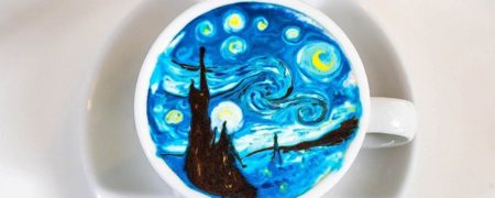 وقتی یک باریستای کُره ای، فنجان های قهوه را به آثار هنری بسیار زیبا تبدیل می کند
