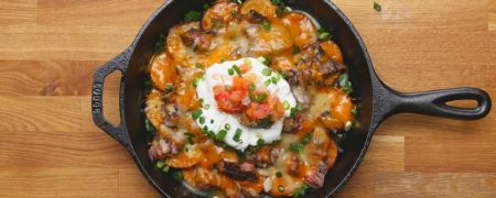 خوشمزه روز: ناچوی استیک و سیب زمینی [تماشا کنید]