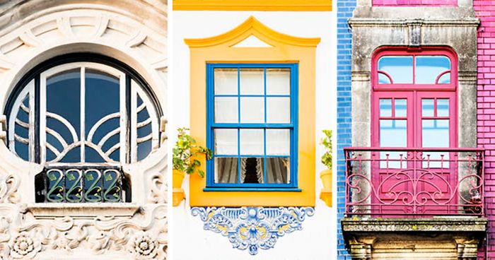نگاهی به طراحی های فوق‌العاده زیبای پنجره ها در کشور پرتغال