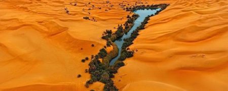 با دریای شن اوباری آشنا شوید؛ ساحل‌نشینی در کویر