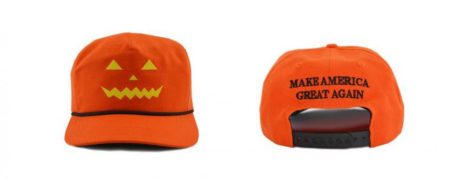 دونالد ترامپ برای جشن هالووین کلاه می فروشد و مردم او را مسخره می کنند