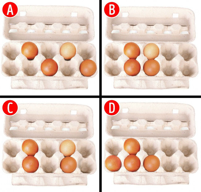 ترکیب درست تخم مرغ ها را انتخاب کرده و نقطه قوت شخصیت خود را مشاهده نمایید