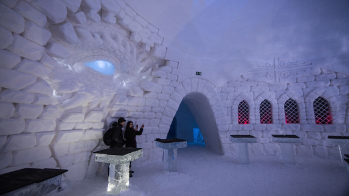 هتل یخی «بازی تاج و تخت» در فنلاند گشایش یافت