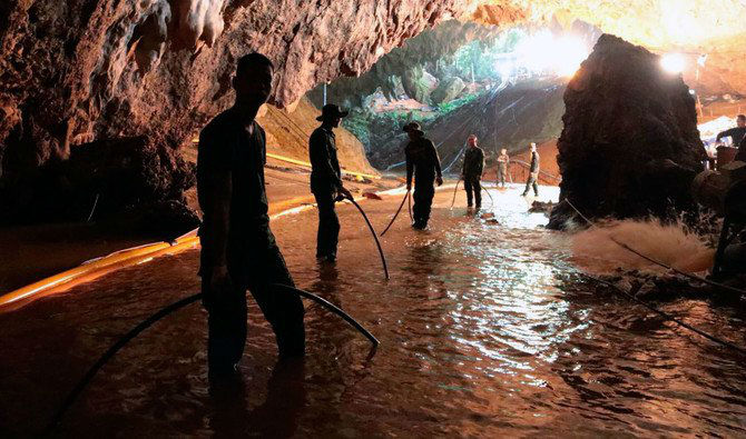 نوجوانان تایلندی گرفتار در غار