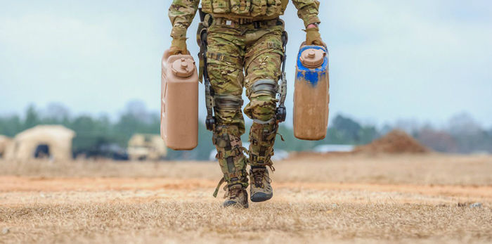 اسکلت های پوشیدنی نظامی
