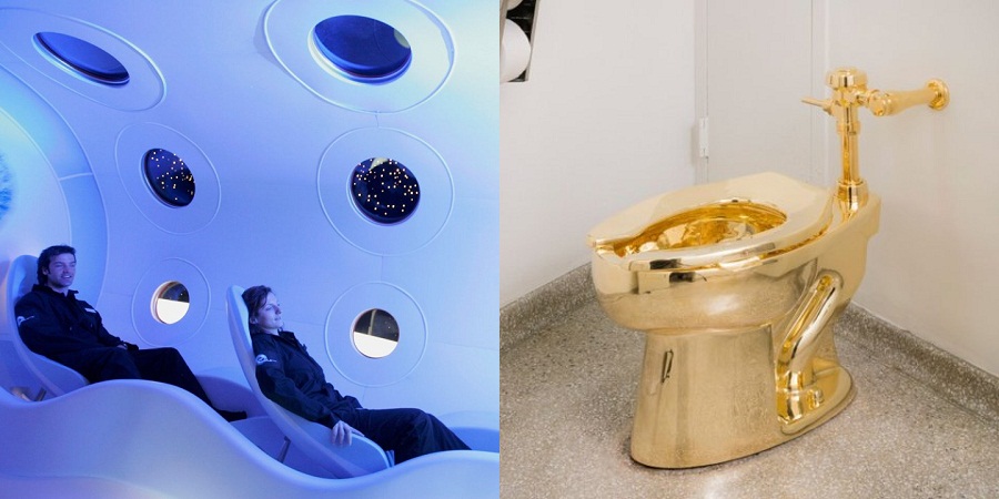 از توالت طلا تا سفرهای فضایی؛ ۱۰ چیز عجیبی که ابر پولدارها ثروت شان را خرج آن ها می کنند