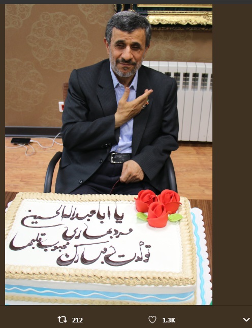 توییتر احمدی نژاد