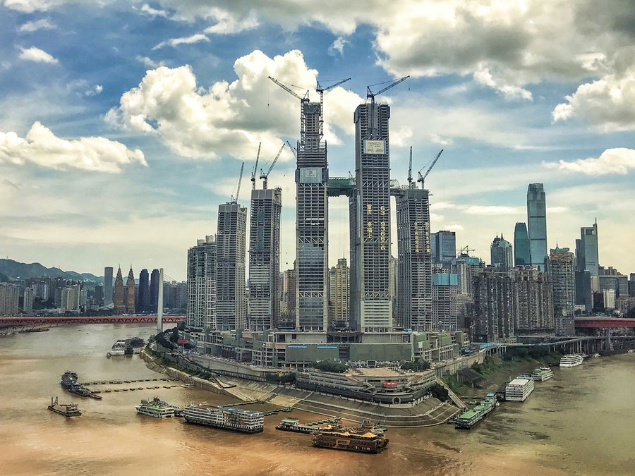 ساخت آسمانخراش افقی در چین