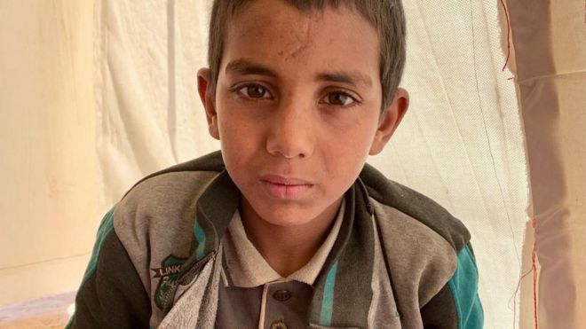 بچه های ایزدی آزاد شده از دست داعش