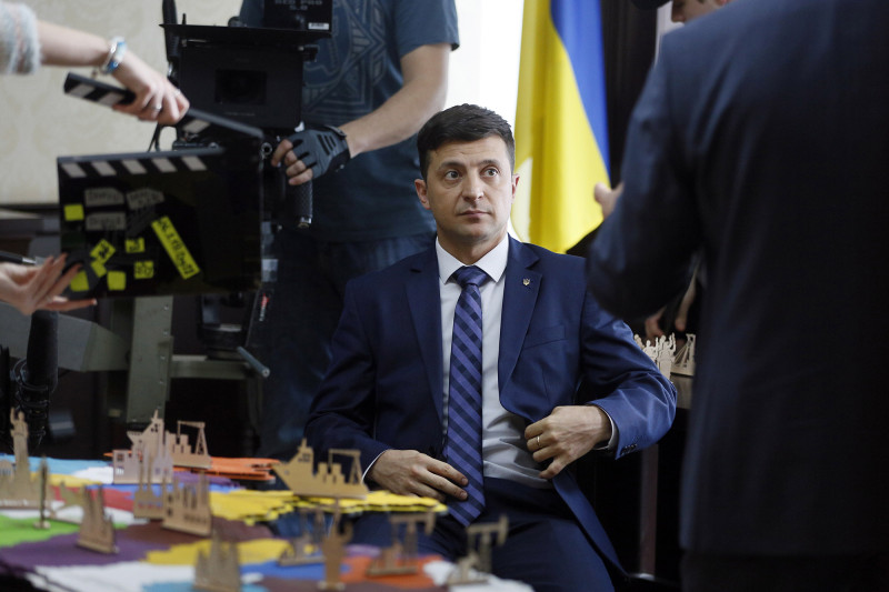 ولادیمیر زیلنسکی رییس جمهور جدید اوکراین