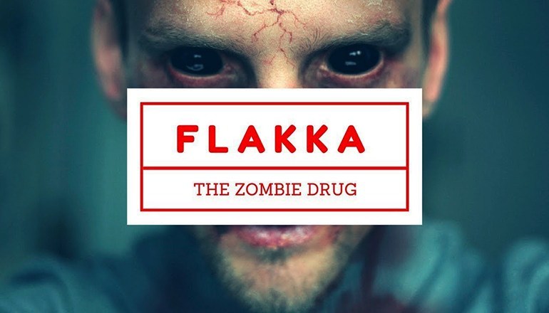ماده مخدری به نام «فلاکا» (flakka) که یک ماده مخدر صنعتی است، انسان را به زامبی تبدیل می کند و می توان آن را ترسناک ترین و خطرناک ترین در میان انواع مواد مخدر دانست.