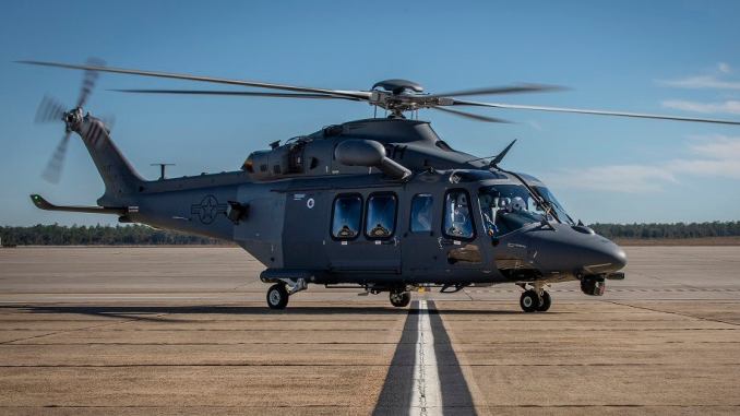 واحد موسوم به Global Strike Command نیروی هوایی ایالات متحده اولین هلیکوپتر جدید مربوط به نیروهای امنیتی خود را با نام «گرگ خاکستری» (Grey Wolf) دریافت کرد