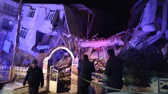 ۱۸ کشته در زلزله قوی شرق ترکیه